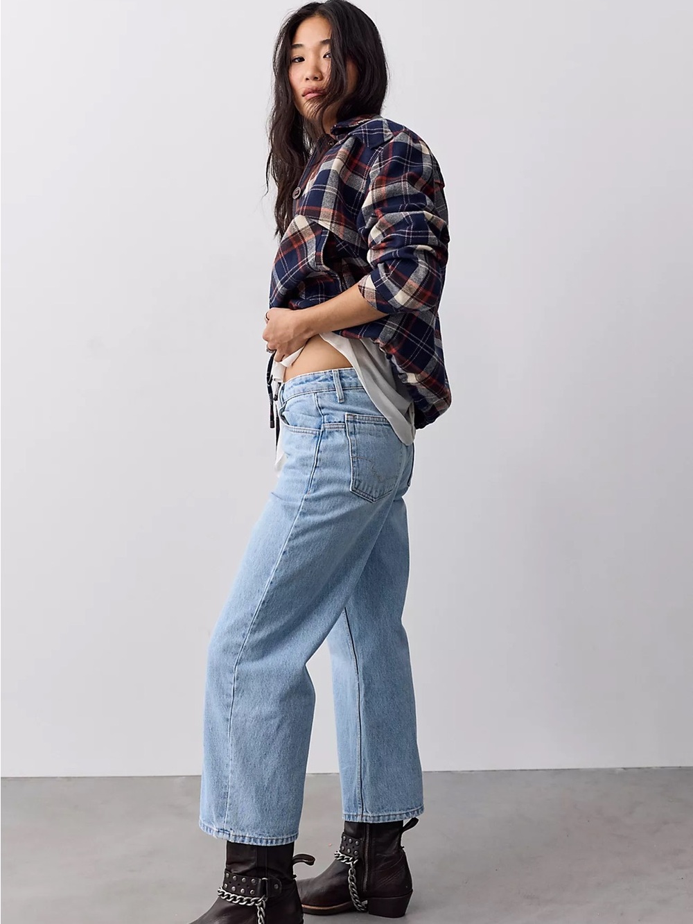 Free People We The Free Deep Trance Dropped Boyfriend Jeans